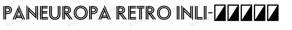 Paneuropa Retro Inli字体转换